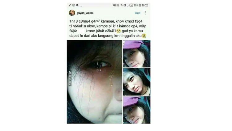 Pakai 'X' Buat Kata Ganti 'Nya' Adalah Kebiasaan Absurd yang Terpelihara. Bikin Bingung! 3