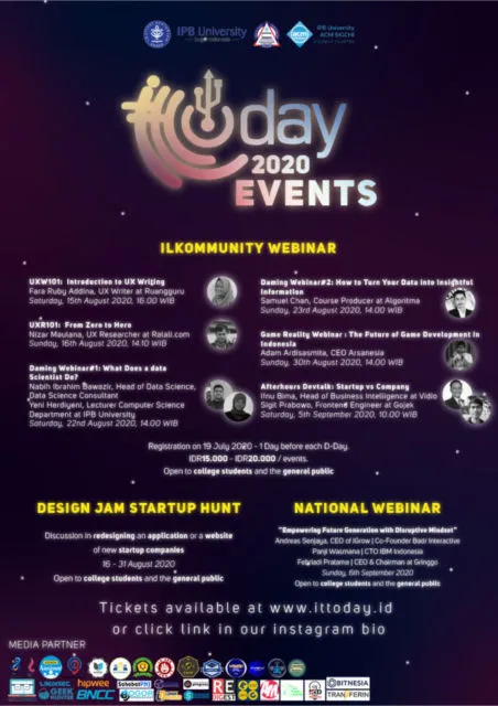 IT Today IPB 2020 Siap Digelar. Hei Kamu, Yuk Ikut Ambil Bagian! 1