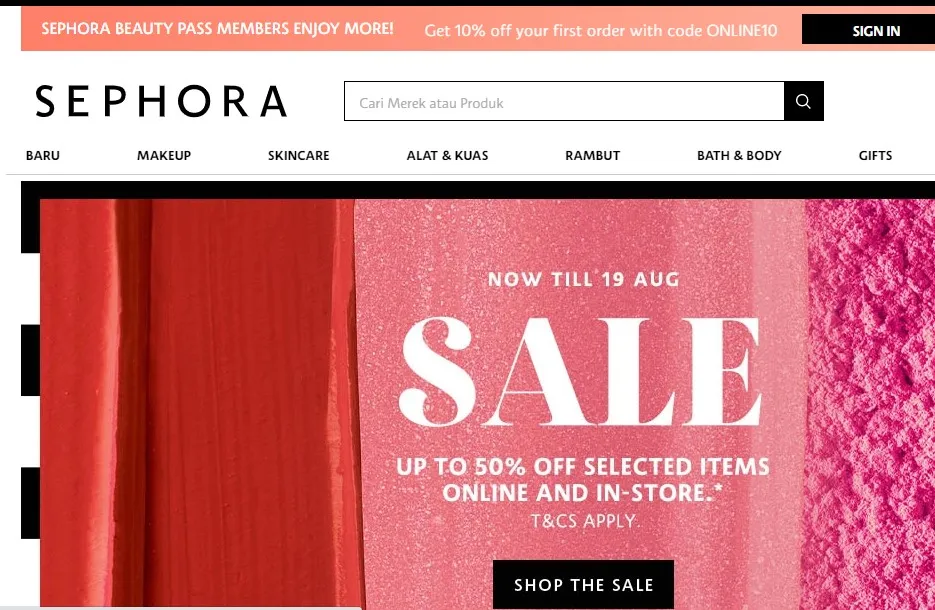 4 E-Commerce dan Website Terpercaya Buat Belanja Makeup. Diskonnya Banyak! 6
