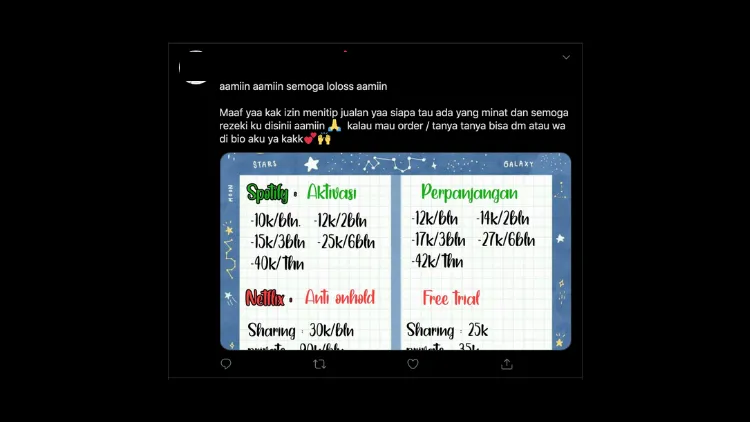 Jualan Akun Netflix Ilegal di Twit Viral Udah Kayak Penjual Pemutih dan Peninggi Badan deh. Ngeselin! 4