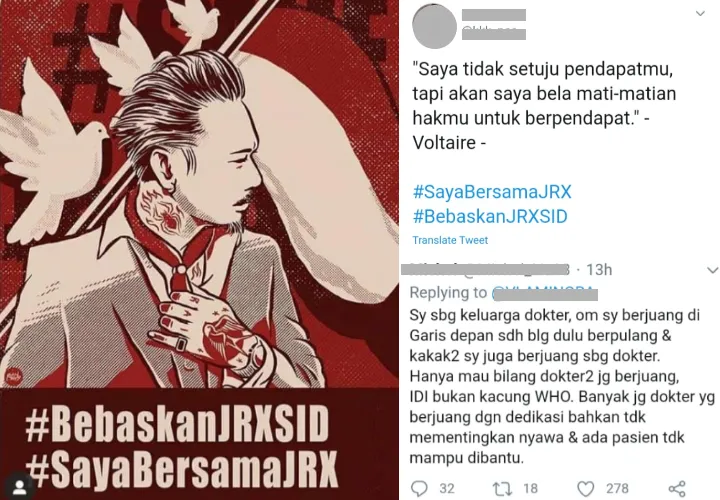 Jerinx SID Ditahan dan jadi Tersangka, sang Istri: Jangan Takut, Aku Tetap di Sini 4