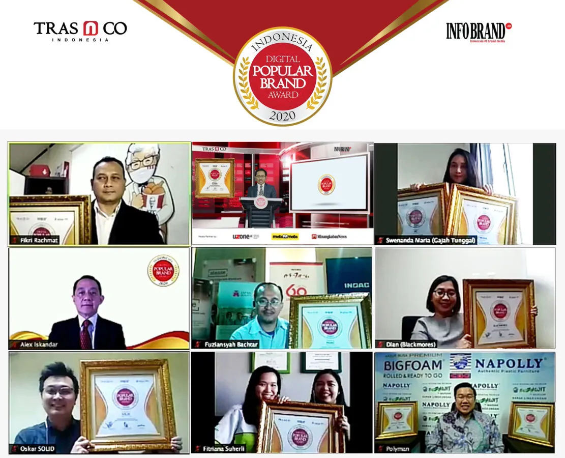 Merek-Merek Jawara Indonesia Digital Popular Brand Award 2020 di Era New Normal 1