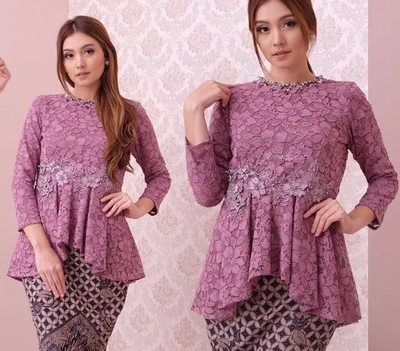 Pesona Kebaya Ungu yang Langka Banget di Pasaran. Pas Buat yang Pengen Ganti Suasana! 8
