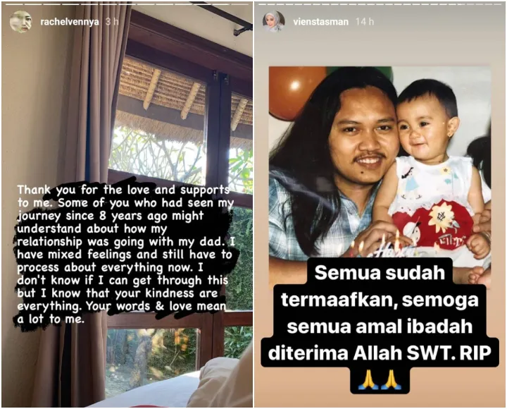 Ayah Rachel Vennya Meninggal Dunia, sang Ibunda: Semua Sudah Termaafkan 3