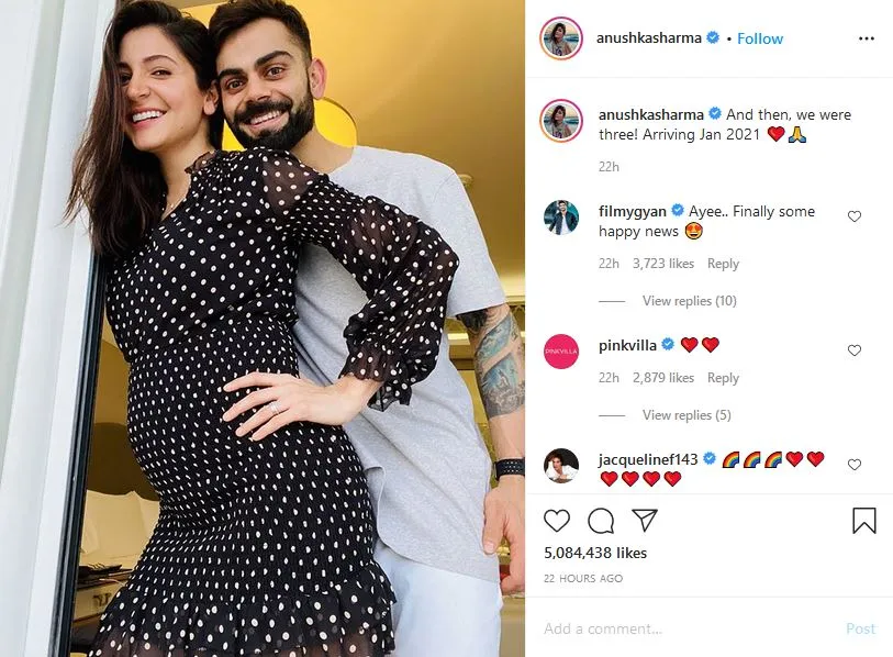 Pamer Baby Bump, Kini Giliran Anushka Sharma Umumkan Kehamilan Pertamanya. Selamat! 3