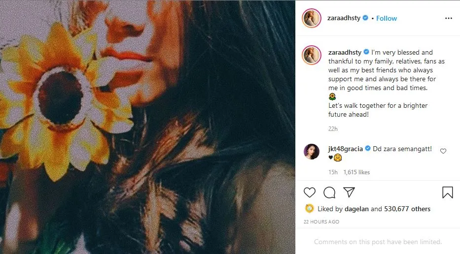 Zara Kembali Muncul Pasca Video Bareng Pacar Viral, Warganet Sindir Keistimewaan