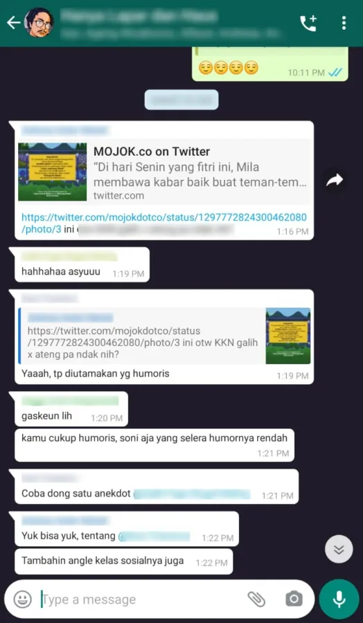 9 Topik Obrolan di Grup WhatsApp yang Isinya Cowok Semua. Sering Ditutupi dari Ceweknya nih~ 13