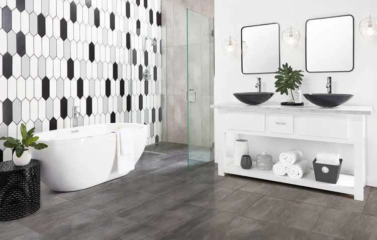 Tips Memilih Keramik Kamar Mandi dan 8 Pilihan Motifnya. Anti Kepleset dan Bisa Tabrak Warna 18
