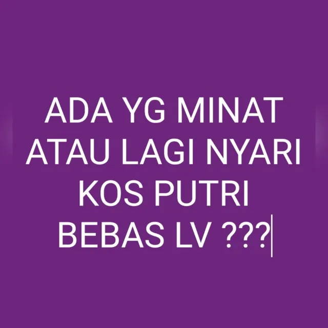 Memahami Istilah Kos Bebas