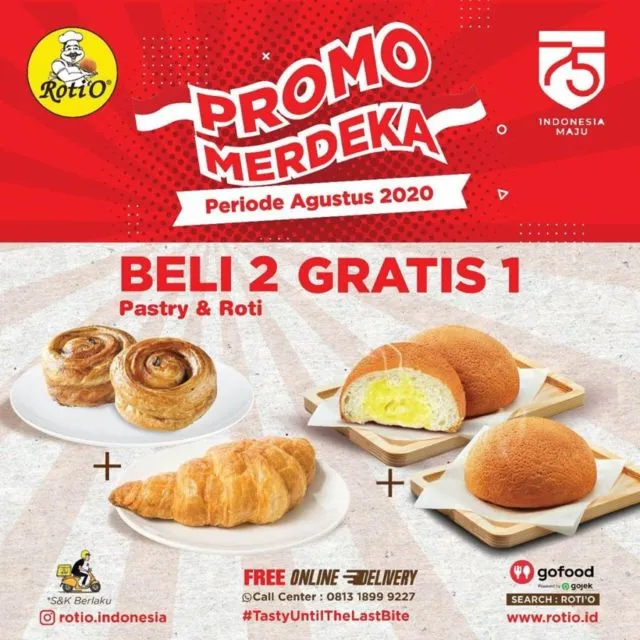 15 Promo Makanan 17 Agustus yang Enak dan Murah. Bisa Beli Pizza Seharga 17 Rupiah! 27