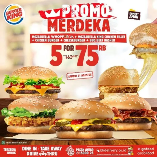 15 Promo Makanan 17 Agustus yang Enak dan Murah. Bisa Beli Pizza Seharga 17 Rupiah! 16