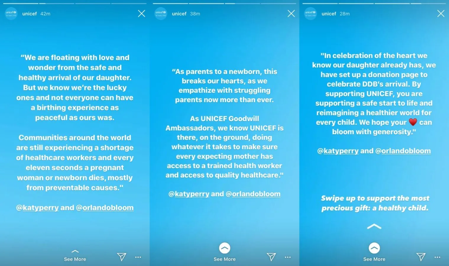 Selamat! Katy Perry Akhirnya Dikaruniai Bayi Perempuan. Diumumkan Langsung oleh UNICEF! 4