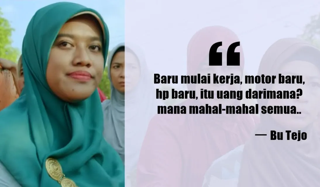 5 Kutipan Bu Tejo yang Nyelekit di Kuping, tapi Sarat Akan Kritik Sosial. Bisa Jadi Renungan nih! 8