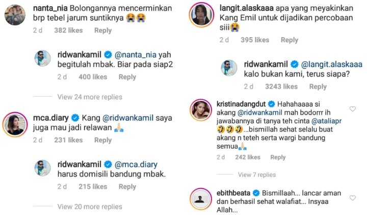 Jadi Relawan Vaksin Covid-19, Ridwan Kamil Sudah Disuntik dan Kondisinya Harus Dilaporkan Tiap Hari 4