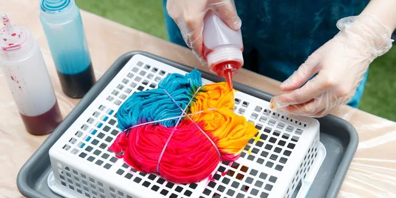 Tutorial Membuat Baju Tie Dye Sehari Jadi 4