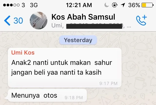 Cara Kocak Ibu Kos Menagih Uang Sewa Bulanan. Emang Jago Betul Kalau Urusan Duit, Aluuus~ :) 8