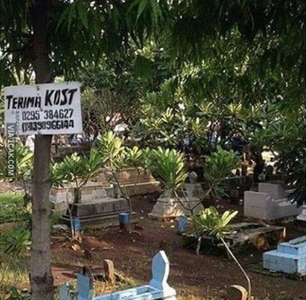 11 Papan Iklan Kos-kosan yang Absurd bin Kocak. Pemilik Rumahnya Pasti Suka Bercanda nih :D 22