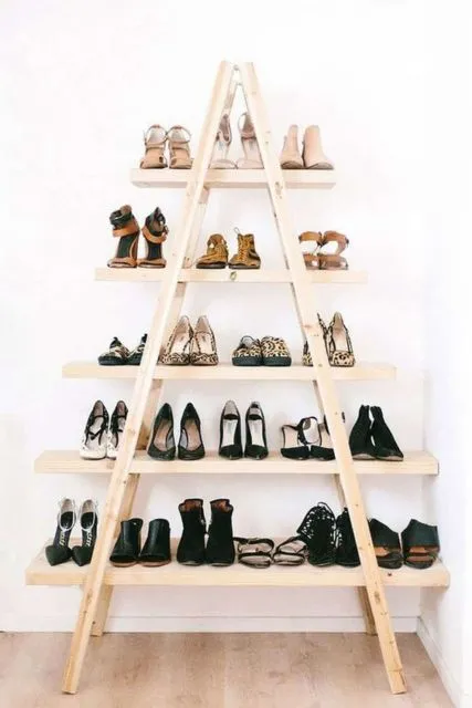 8 Model Rak Sepatu Kayu yang Sering Nggak Kepikiran, Ringkas dan Cocok untuk Kamar Kos-kosan 10