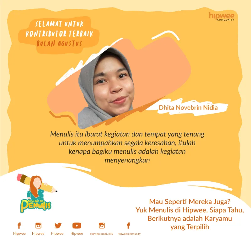 Kenalan sama Kontributor Terbaik Hipwee Agustus 2020. Ada Siapa Aja ya? 7