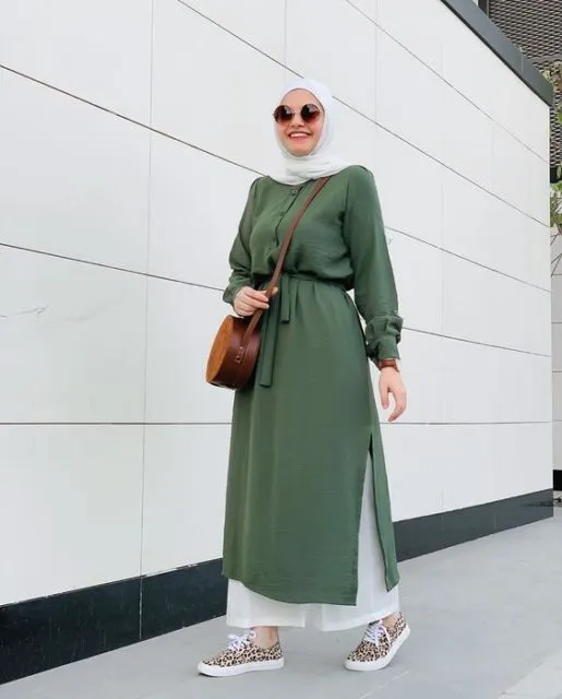 5 Model Gamis untuk Orang Pendek, Terlihat Tinggi! 6