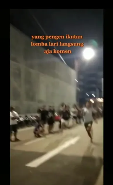 Kocaknya Balap Lari 'Liar' yang Gantikan Pamor Balapan Motor Liar. Kayaknya ini Lebih Menantang! :D 8