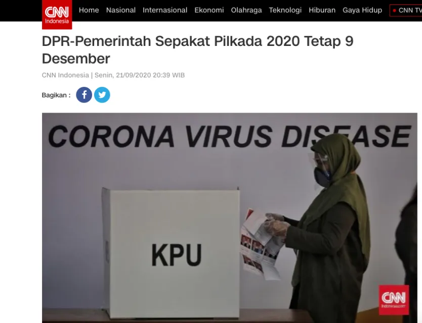 Jangankan Pandemi, Kalau Ada Zombie di Indonesia pun Kayaknya Pilkada Bakal Tetap Jalan deh~ :) 4