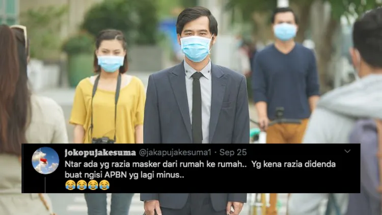 Viral Kabar Anjuran Pemerintah agar Kita Tetap Pakai Masker meski di Rumah, Begini Respons Warganet 12