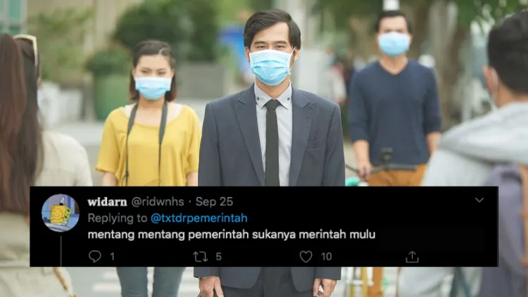 Viral Kabar Anjuran Pemerintah agar Kita Tetap Pakai Masker meski di Rumah, Begini Respons Warganet 17