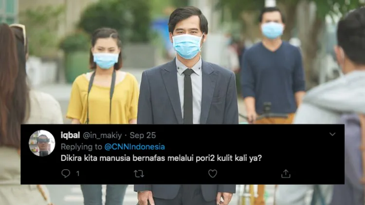 Viral Kabar Anjuran Pemerintah agar Kita Tetap Pakai Masker meski di Rumah, Begini Respons Warganet 19