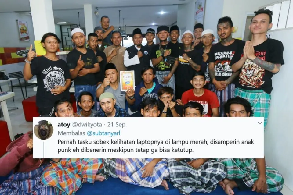 10 Kebaikan Anak Punk yang Diceritakan Warganet. Orang yang Tampilannya Urakan Belum Tentu Jahat! 11