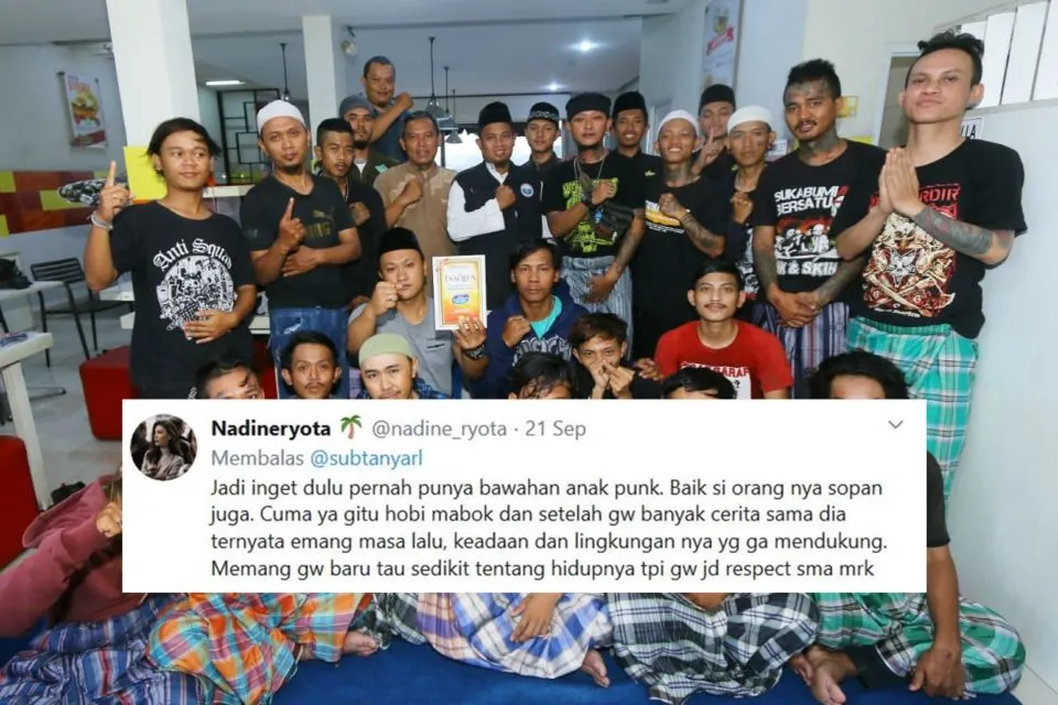 10 Kebaikan Anak Punk yang Diceritakan Warganet. Orang yang Tampilannya Urakan Belum Tentu Jahat! 20