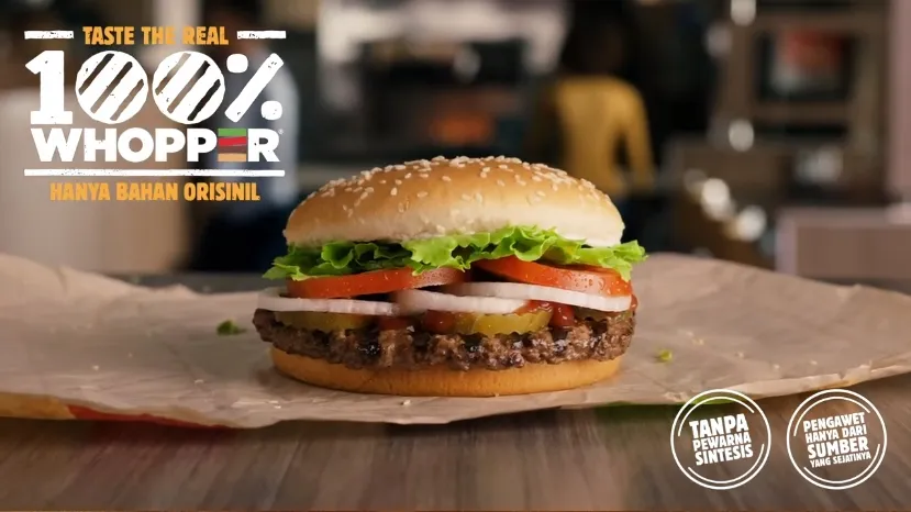 Burger King Luncurkan Varian Whopper dengan Bahan Autentik Tanpa Pewarna Sintetis dan Penyedap Rasa 6