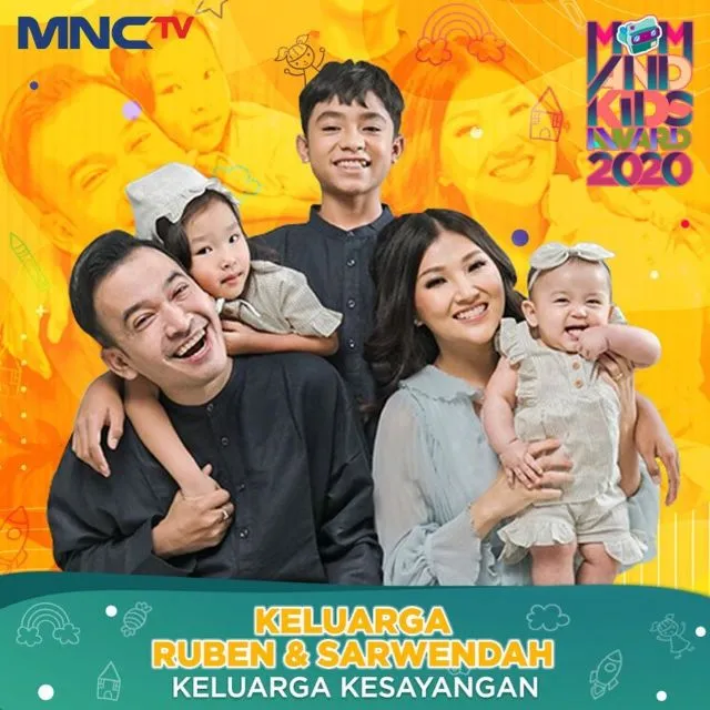 Keluarga Ruben Onsu Sabet 6 Penghargaan di Mom & Kids Awards, si Kecil Thania Nggak Ketinggalan 3