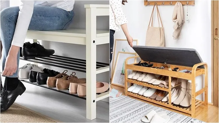 8 Model Rak Sepatu Kayu yang Sering Nggak Kepikiran, Ringkas dan Cocok untuk Kamar Kos-kosan 14