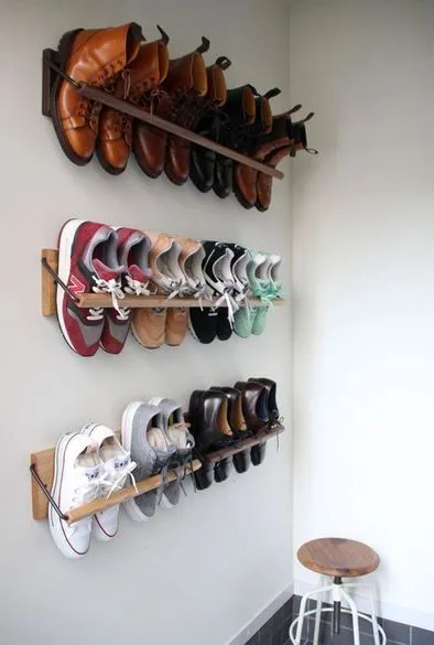 8 Model Rak Sepatu Kayu yang Sering Nggak Kepikiran, Ringkas dan Cocok untuk Kamar Kos-kosan 12