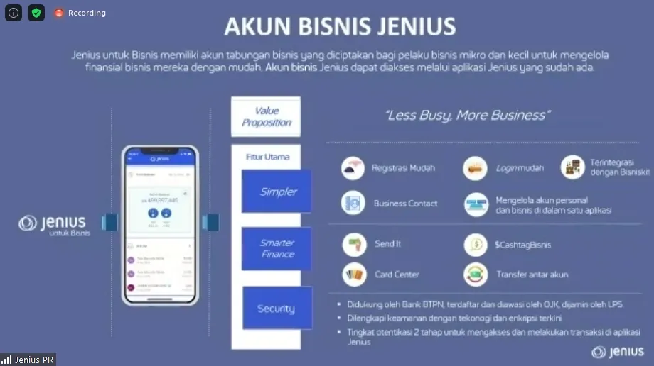 Hadir untuk Kamu yang Baru Memulai Usaha, Jenius Perkenalkan Inovasi 'Jenius untuk Bisnis' 5