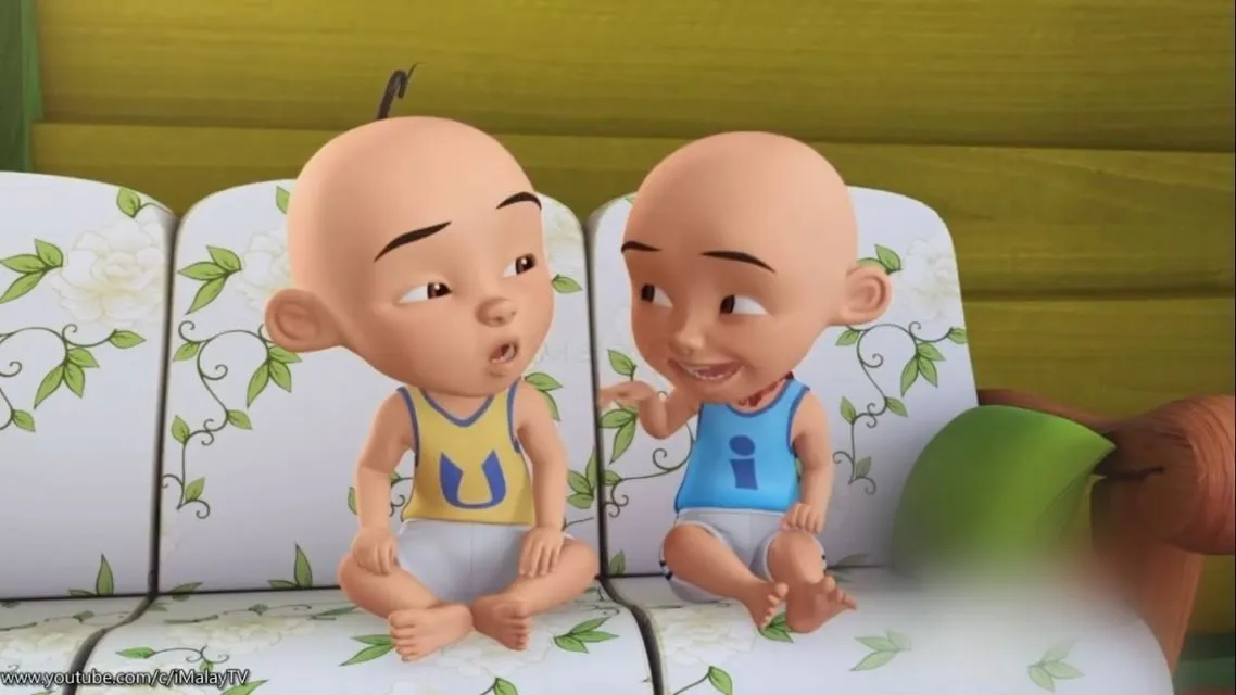 Menguak Misteri Bocah Berbaju Pink di Samping Upin-Upin. Dugaan Warganet sih Masih Saudaraan 5