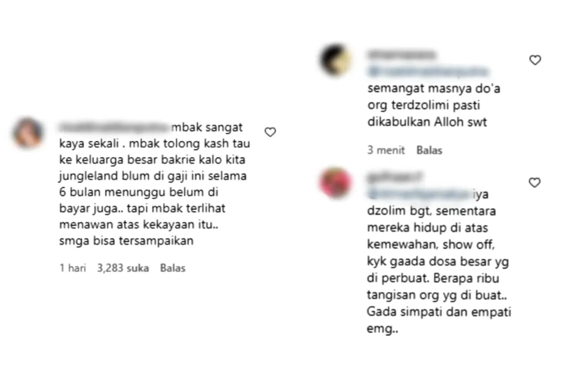 Nia Ramadhani Unggah Tampilan Glamor, Kolom Komentar Justru Diisi Keluhan Karyawan Bakrie Group 2
