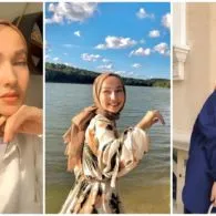 Tren Pashmina Diikat ke Belakang yang Bikin Bentuk Wajah Terlihat Jelas. Udah Nyoba?