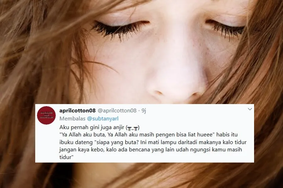 10 Cerita Konyol Warganet Saat Penglihatan Mereka Tiba-Tiba Gelap. Parnonya Kebangetan nih 12