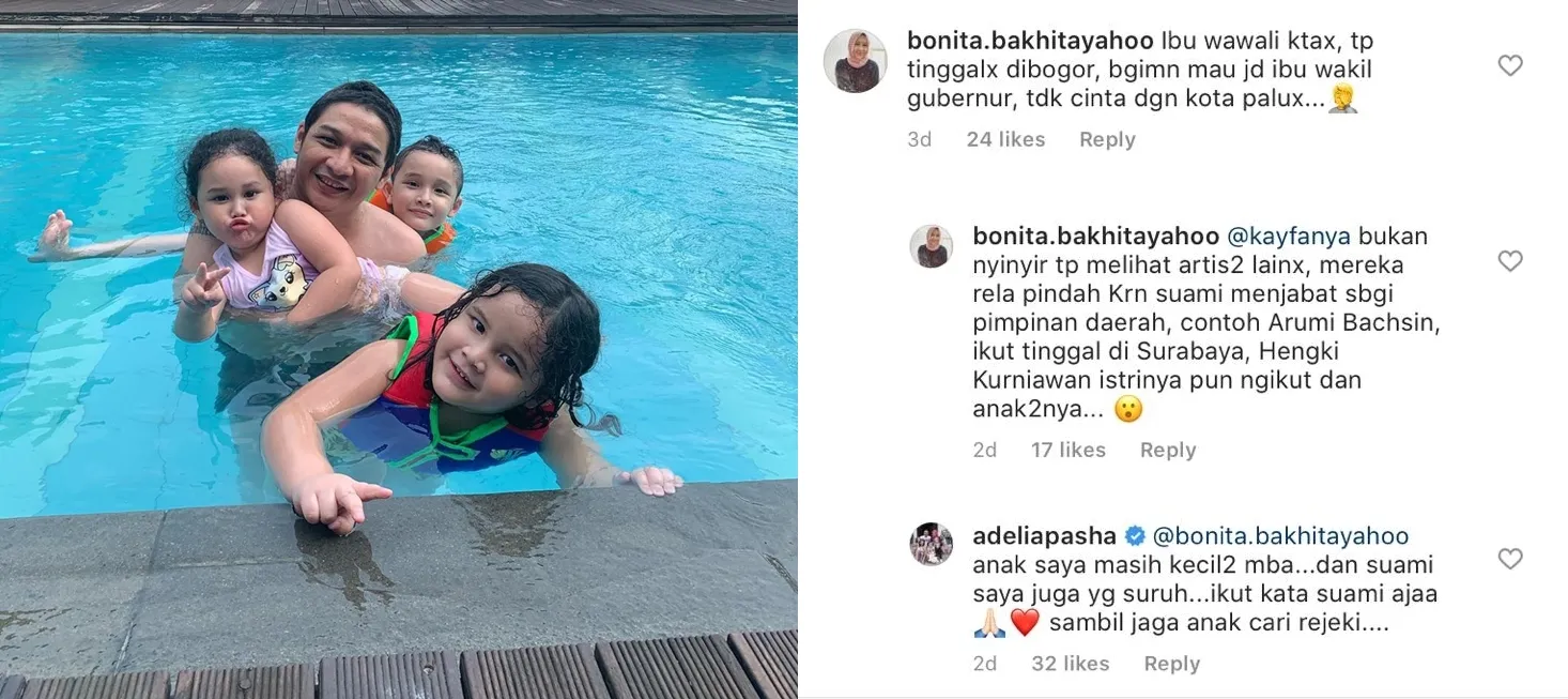 Disindir Warganet Tak Ikut Tinggal di Palu Temani sang Suami Dinas, Begini Penjelasan Adelia Pasha 4