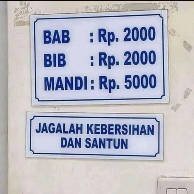 10 Aturan Nyeleneh tentang Tarif Penggunaan WC Umum. Ribet Banget, Udah Kayak Aturan Pemerintah~ 14