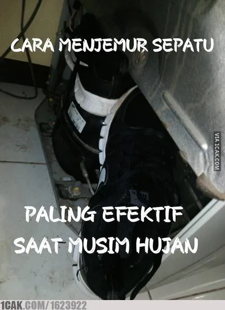 11 Cara Kocak Orang Indonesia Mengeringkan Segala Hal. Nggak Perlu Repot Beli Hairdryer Segala~ 17