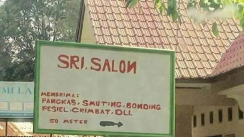 Serba-serbi Potret Kekonyolan Spanduk Salon Warga +62. Bacanya Mesti Berulang Kali, biar Paham~ 22