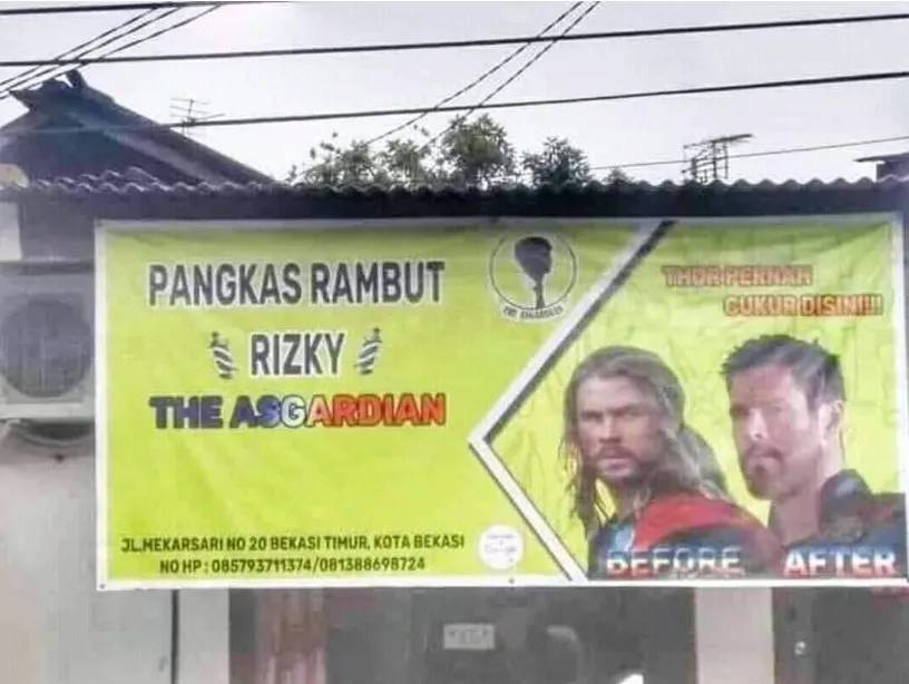 Serba-serbi Potret Kekonyolan Spanduk Salon Warga +62. Bacanya Mesti Berulang Kali, biar Paham~ 17