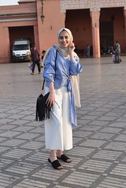 4 Trik Sederhana Biar Kamu PD Pakai OOTD Celana Putih 5