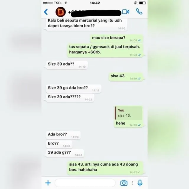 Potret Kocak Orang Kelewat Percaya Diri Chatting Pakai Bahasa Inggris. Namanya juga Belajar~ 14