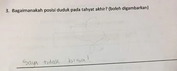 Nggak Cuma Pelajaran Matematika, Ternyata Pelajaran Agama juga Bisa Menyusahkan lo. Ini Buktinya! 24