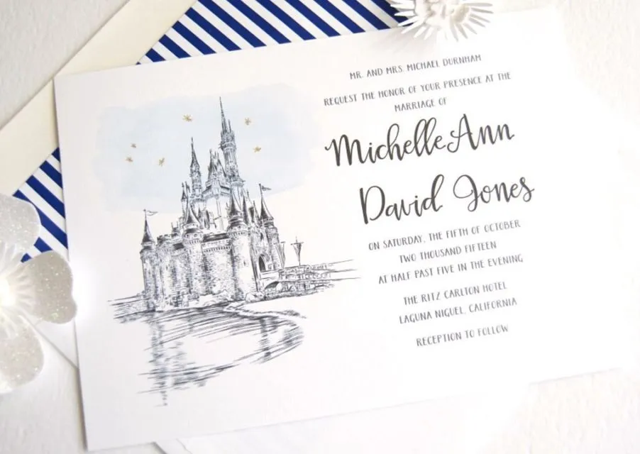 9 Ide Undangan ala Dongeng Disney yang Elegan dan Berkelas. Romantis ala Impian Masa Kecil Dulu 12