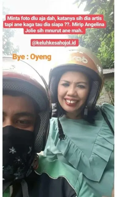 12 Potret Driver Ojol Saat Dapat Orderan dari Artis. Kejutan Kecil Begini Aja Bikin Semringah, ya! 20